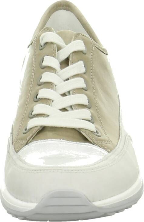 Ara Sportieve Veterschoenen Cloud Zilver Fossiel Beige Dames