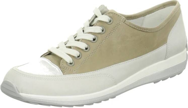 Ara Sportieve Veterschoenen Cloud Zilver Fossiel Beige Dames