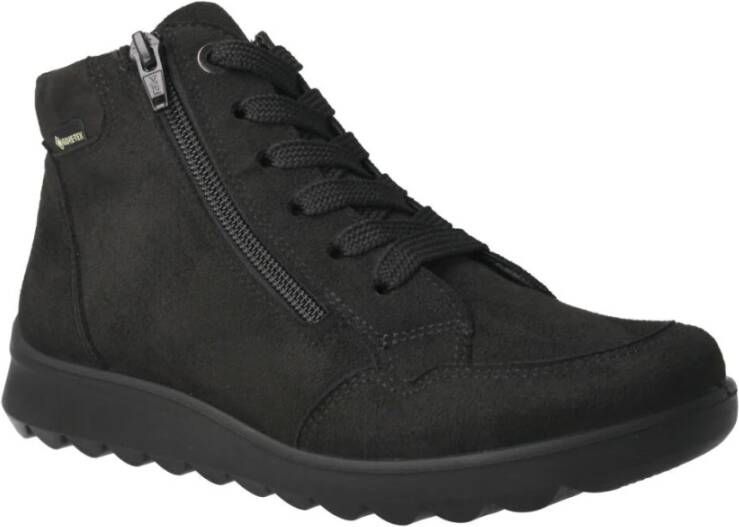 Ara Zwarte Veters Gore-Tex Damesschoenen Black Dames