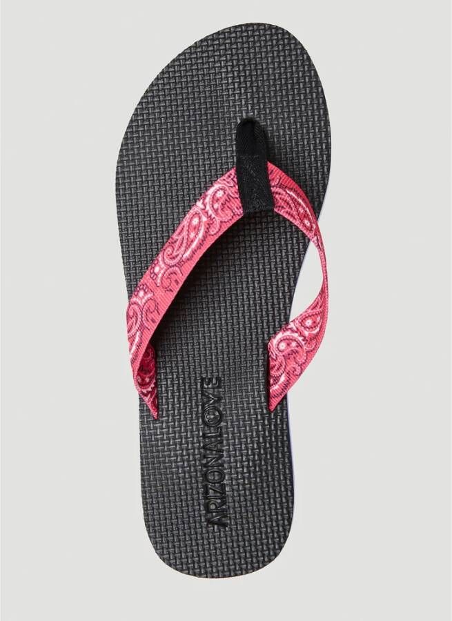 Arizona Love Paisley Print Flip Flops met Open Teen Multicolor Dames