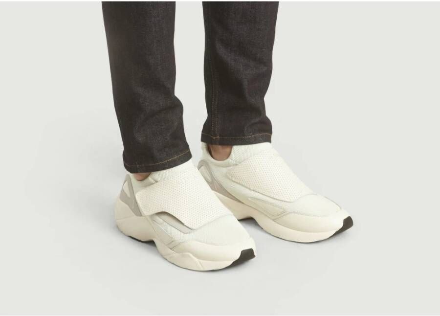 Arkk Copenhagen Witte Mesh Hardloopschoenen met Wave13 Zool White Heren