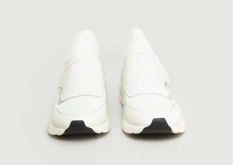 Arkk Copenhagen Witte Mesh Hardloopschoenen met Wave13 Zool White Heren