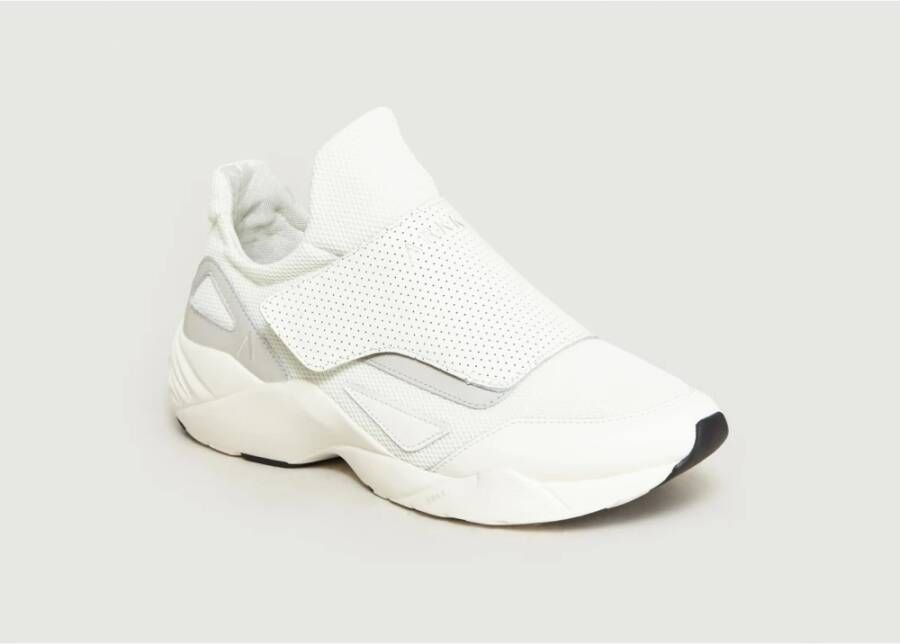 Arkk Copenhagen Witte Mesh Hardloopschoenen met Wave13 Zool White Heren