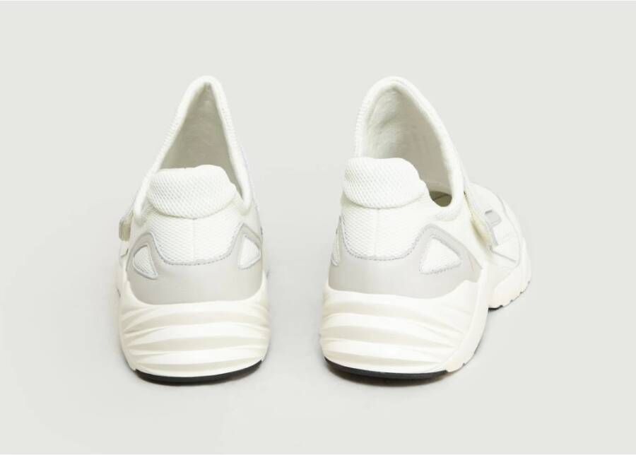 Arkk Copenhagen Witte Mesh Hardloopschoenen met Wave13 Zool White Heren