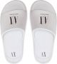 Armani Exchange Band Hiel Polyurethaan Slippers Lente Zomer Collectie White Dames - Thumbnail 15