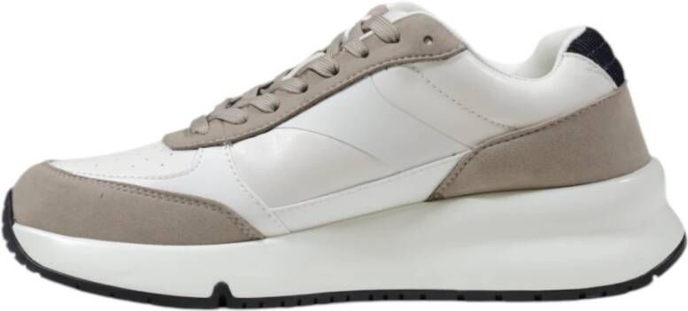 Armani Exchange Beige Polyester Sneakers voor Mannen Beige Heren