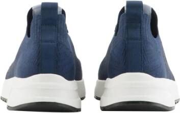 Armani Exchange Blauwe Sneakers Gedurfd Ontwerp Blue Heren