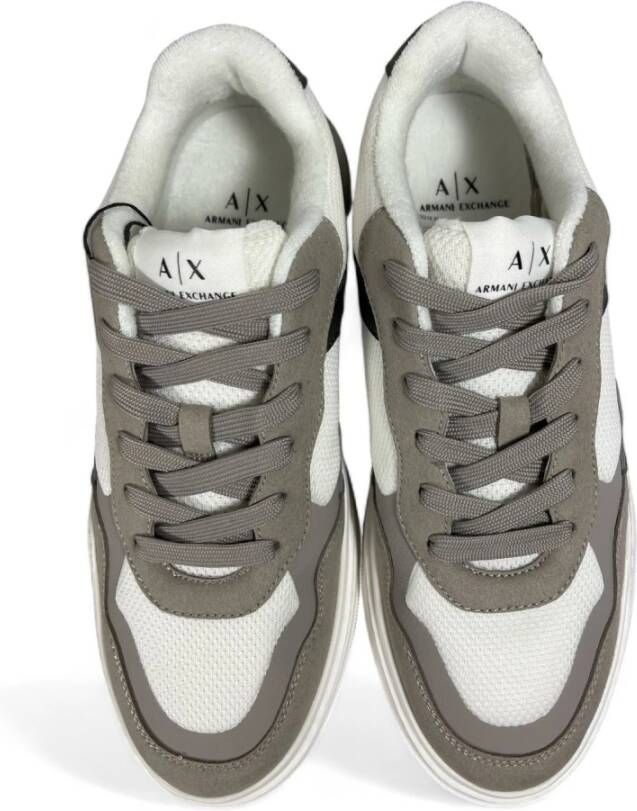 Armani Exchange Casual Sneaker Schoenen voor Mannen Beige Heren