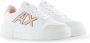 Armani Exchange Contrast Logo Sneakers Xdx147 Optic White Dames - Thumbnail 4