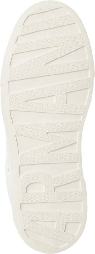 Armani Exchange Effen Vetersneakers White Dames