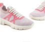 Armani Exchange Fuchsia Sneakers Comfortabel Stretch Multicolor Dames - Thumbnail 4