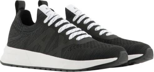 Armani Exchange Gedurfde Kleurenmix Sneakers Black Heren