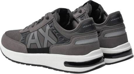 Armani Exchange Grijze Sneakers Stijlvol Comfortabel Casual Elegant Gray Heren