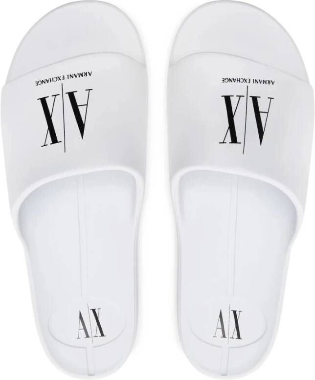 Armani Exchange Heren Sandalen Lente Zomer Collectie White Heren