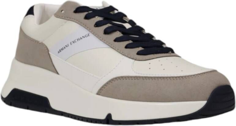 Armani Exchange Heren Schoenen Herfst Winter Collectie Polyester White Heren