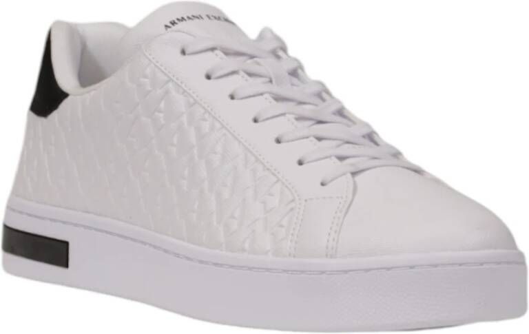 Armani Exchange Heren Schoenen Herfst Winter Collectie Polyester White Heren