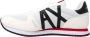 Armani Exchange Wit Logo Lage Top Sneakers White Heren - Thumbnail 5