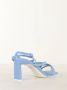 Armani Exchange High Heel Sandals Blauw Dames - Thumbnail 4