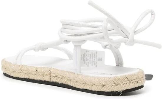 Armani Exchange Lage Sandalen White Dames