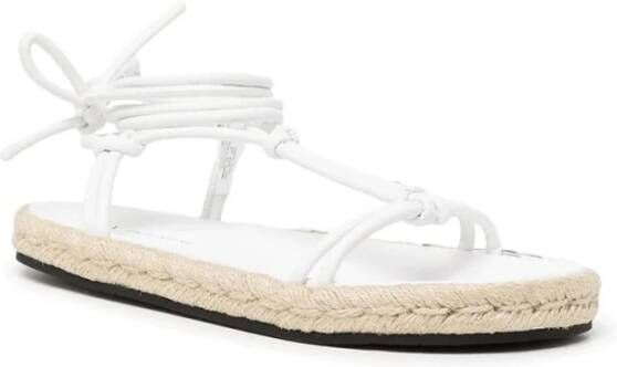 Armani Exchange Lage Sandalen White Dames