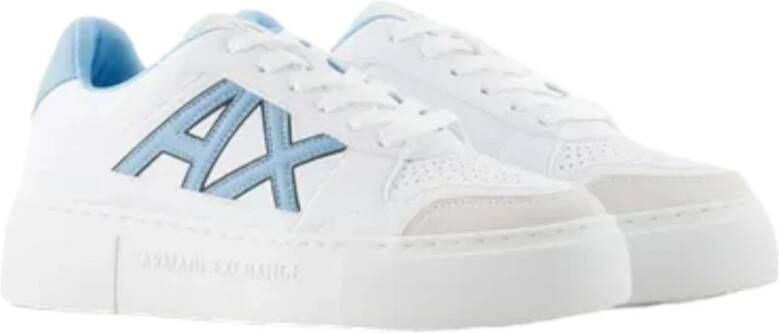 Armani Exchange Lage Sneakers Blue Dames