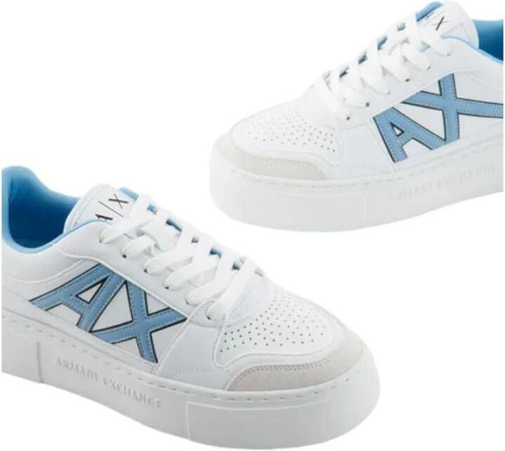 Armani Exchange Lage Sneakers Blue Dames