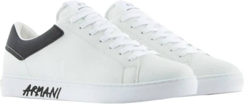 Armani Exchange Lage Sneakers White Heren