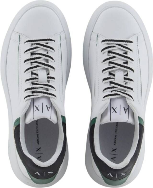 Armani Exchange Lage Top Sneakers White Dames