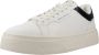 Armani Exchange Leren sneakers met labelprint model 'Lion' - Thumbnail 3