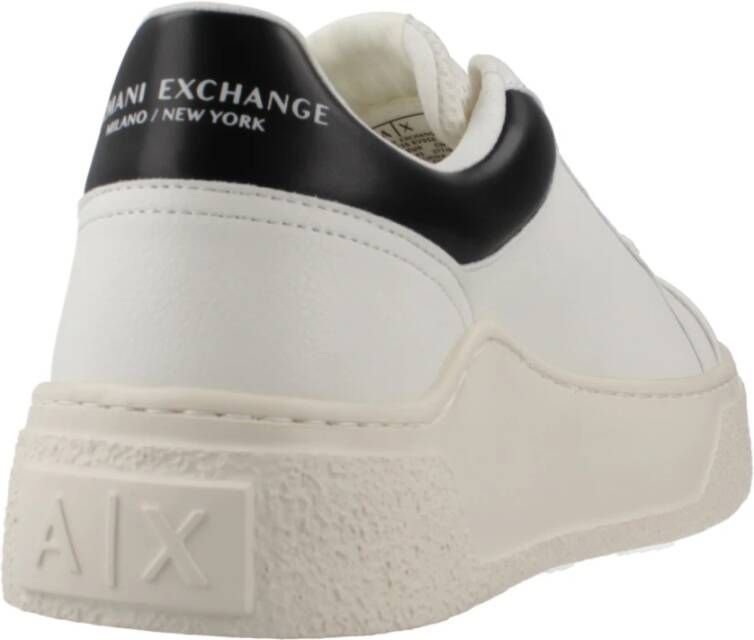 Armani Exchange Leeuw Sneakers Xux236 Xv906 White Heren