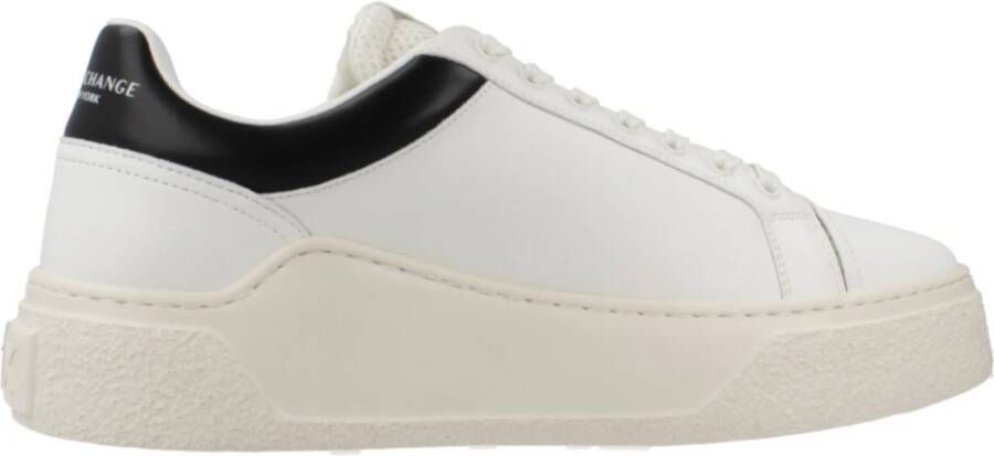 Armani Exchange Leeuw Sneakers Xux236 Xv906 White Heren