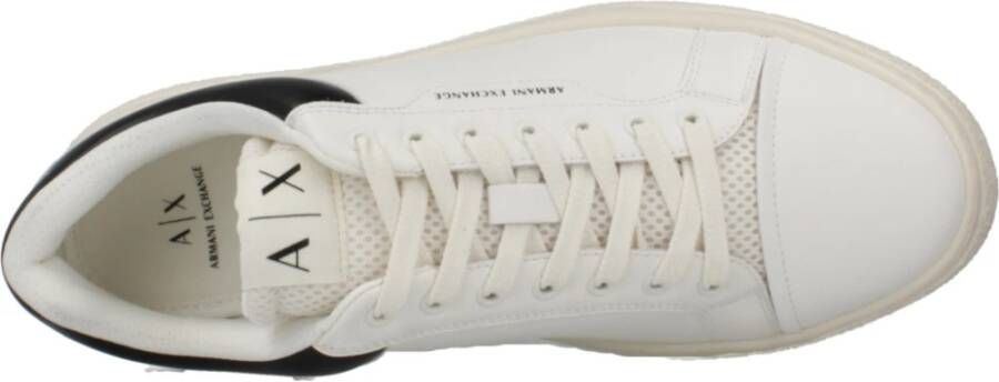 Armani Exchange Leeuw Sneakers Xux236 Xv906 White Heren