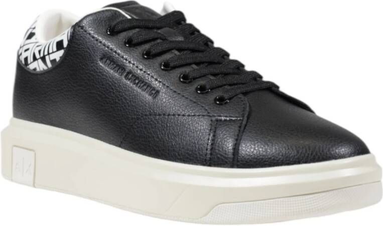 Armani Exchange Leren Herenschoenen Herfst Winter Collectie Black Heren