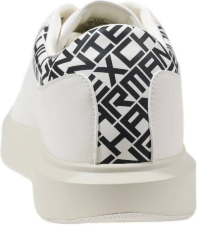 Armani Exchange Leren Herenschoenen Herfst Winter Collectie White Heren