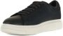 Armani Exchange Leren Logo Sneakers Blue Heren - Thumbnail 2