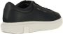 Armani Exchange Leren Logo Sneakers Blue Heren - Thumbnail 3