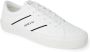 Armani Exchange Leren Sneakers Wit Herfst Winter Vetersluiting White Heren - Thumbnail 3