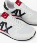Armani Exchange Wit Logo Lage Top Sneakers White Heren - Thumbnail 8