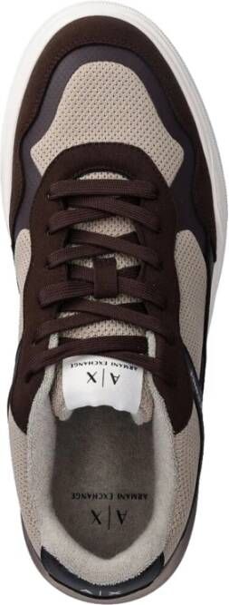 Armani Exchange Moderne en veelzijdige herensneakers Brown Heren