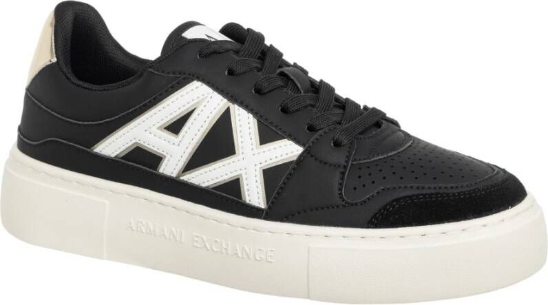 Armani Exchange Multicolor Veterschoenen Black Dames