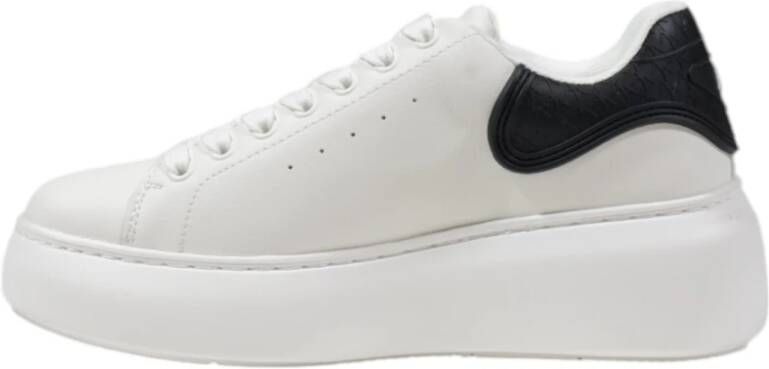 Armani Exchange Polyester Dames Sneakers Collectie White Dames