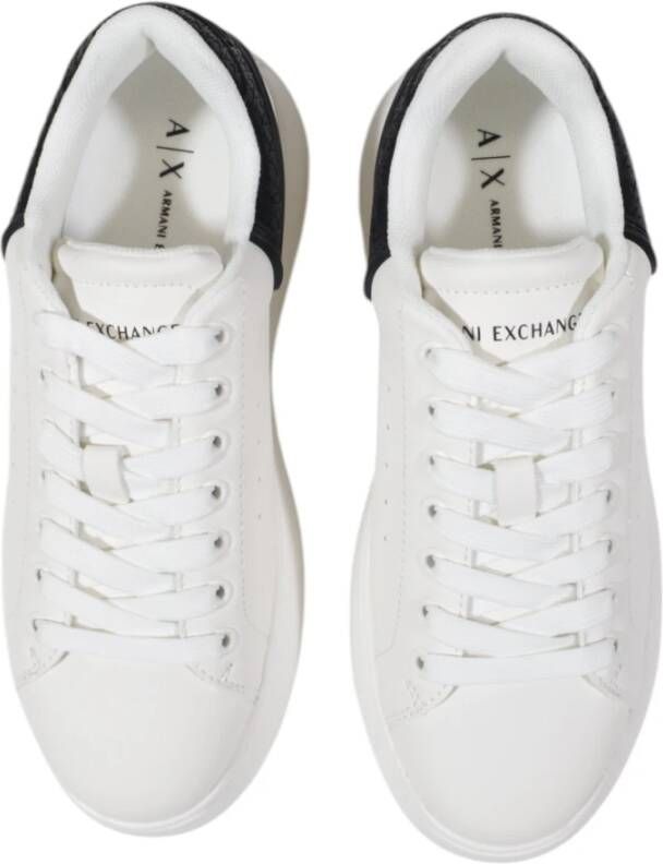 Armani Exchange Polyester Dames Sneakers Collectie White Dames