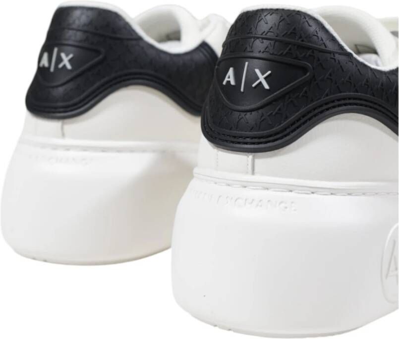 Armani Exchange Polyester Dames Sneakers Collectie White Dames