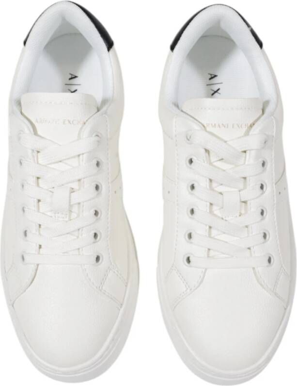 Armani Exchange Polyester Dames Sneakers Collectie White Dames