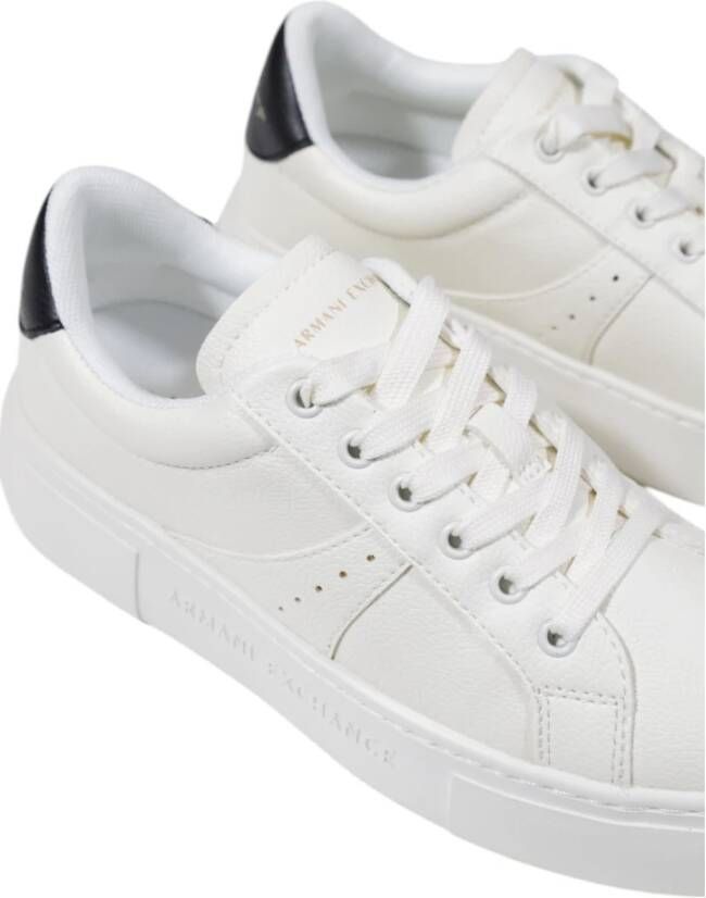 Armani Exchange Polyester Dames Sneakers Collectie White Dames