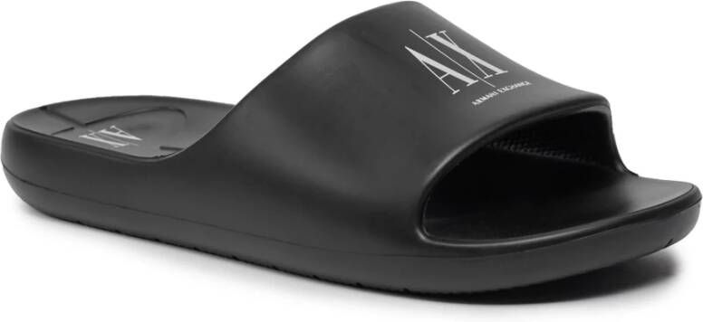 Armani Exchange Slippers Black Heren