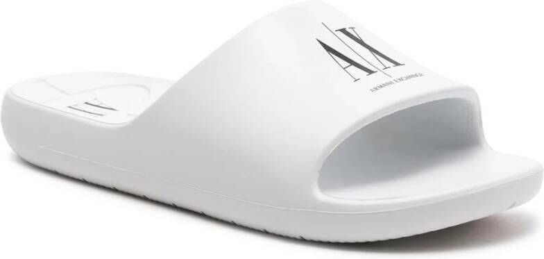 Armani Exchange Slippers White Dames