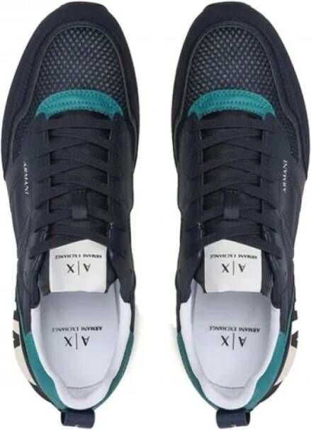 Armani Exchange Sneakers Blue Heren