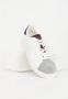 Armani Exchange Witte leren lage profiel sneakers voor heren White Heren - Thumbnail 5