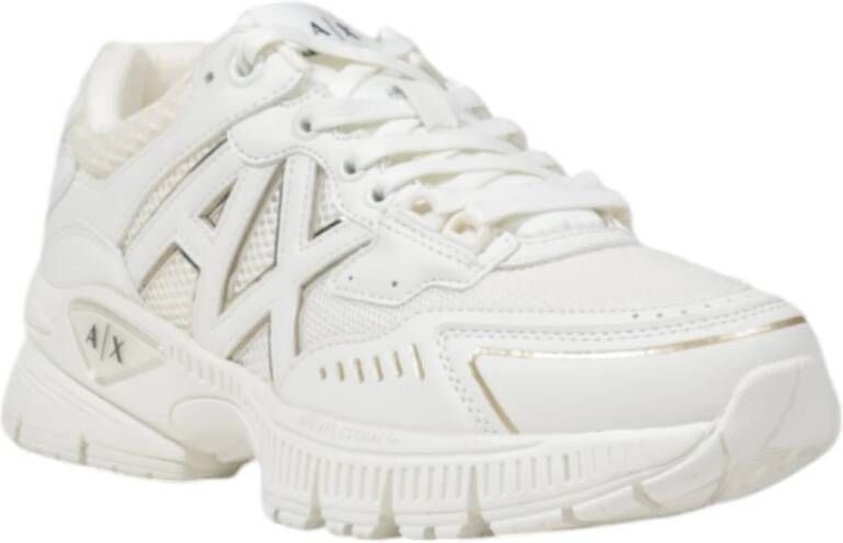 Armani Exchange Stijlvolle damessneakers voor dagelijks gebruik White Dames